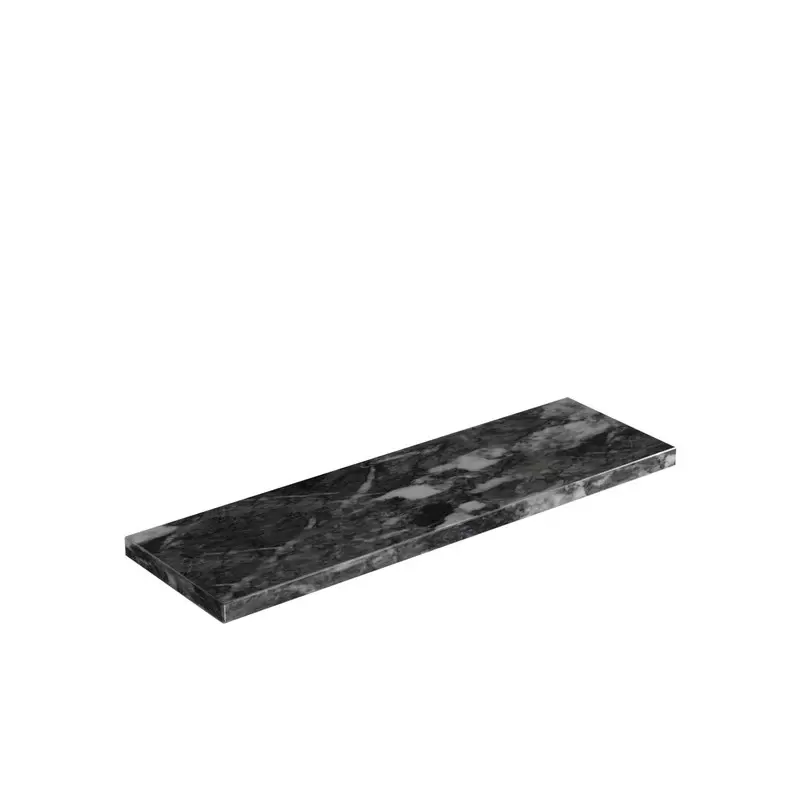 Craster Flow Grey Marble 2.4 Plinth 530 × 162.5 × 20 mm