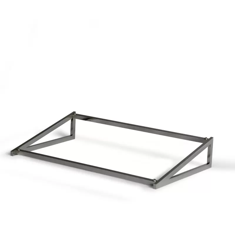 Craster Flow Low Stainless Steel Angled 1.1 Frame 530 × 315 × 95 mm