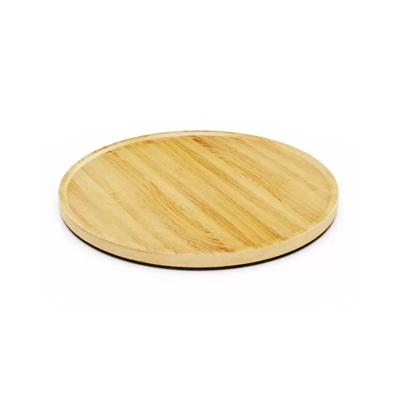 Craster Tilt Extra Large Round Oak Plinth 400ø × 25 mm ​