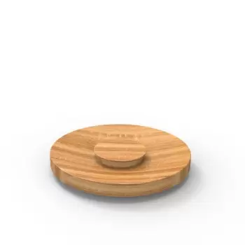 Craster Tilt Jar Lid - Oak