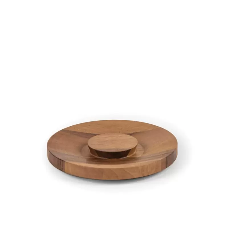 Craster Tilt Walnut Jar Lid 207ø × 30 mm