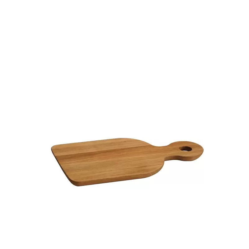 Craster Small Rectangular Oak Cicchetti Board with Handle 313 × 170 × 18 mm