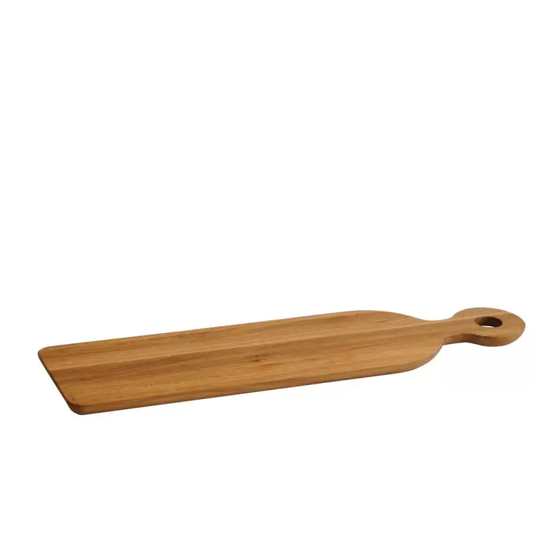 Craster Large Rectangular Oak Cicchetti Board with Handle 530 × 140 × 18 mm