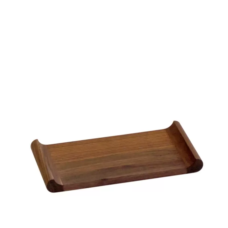 Craster Small Walnut Canape Plinth 310 × 155 × 30 mm