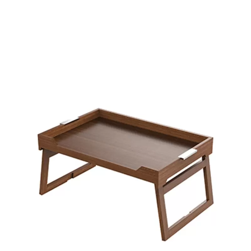 Craster Wenge Modern Breakfast Tray with Legs 655 × 400 × 285 mm