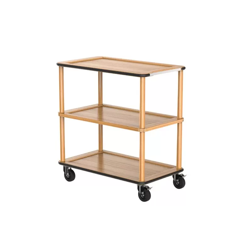 Craster Oak Modern Tray Trolley 915 × 535 × 959 mm