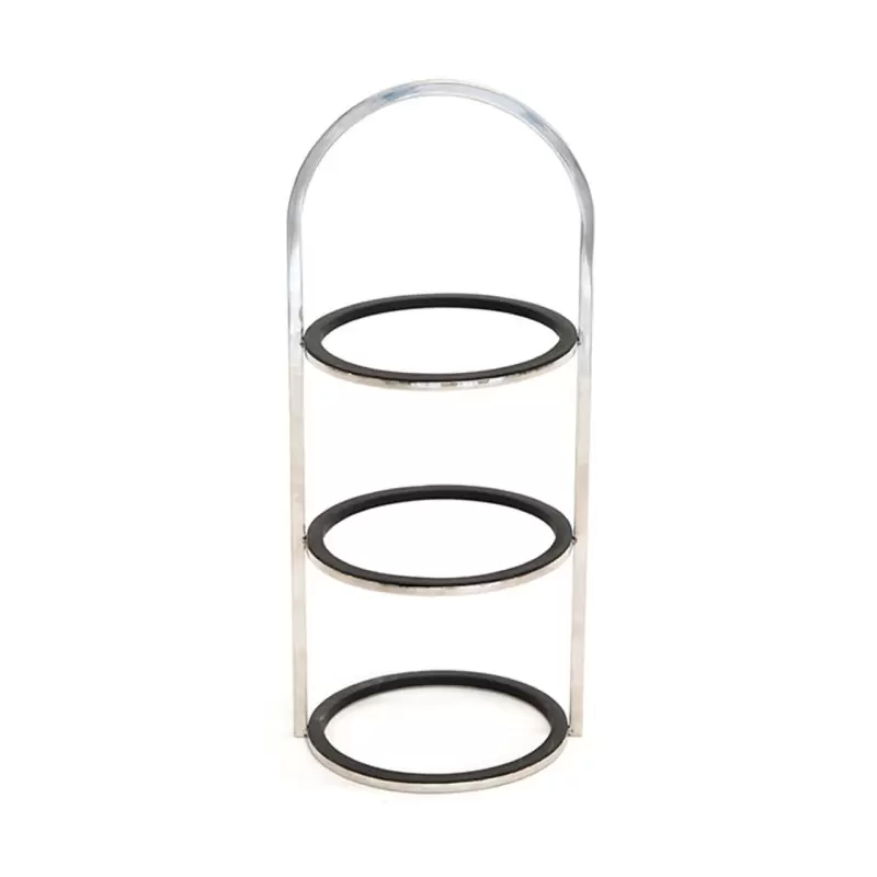 Craster Tilt Stainless Steel Three Tier Frame 242 × 218 × 553 mm