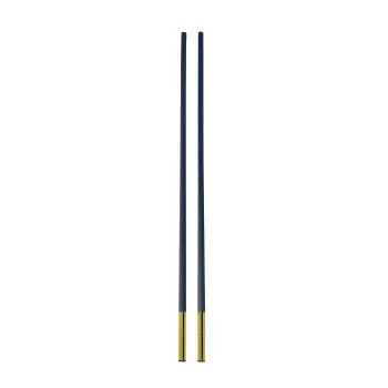 Studio Williams Toona Chopsticks -All Midnight Blue - Gold PVD Sleeve - Pair - 270 mm - 12 pcs