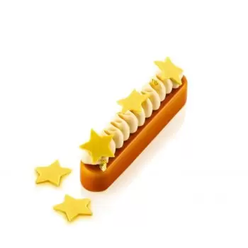 Silikomart Entremet Star Chablon Mat - Ø 30 mm x h 2 mm - 40 cavity - 0.73 ml