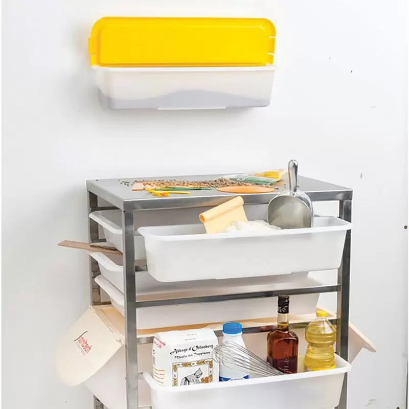 All-Purpose Container with Yellow Lid - 6.5 L Capacity