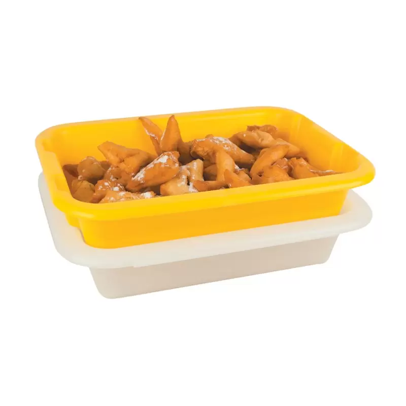 White All-Purpose Food Tray - 5 L Capacity - 400 mm x 300 mm x 80 mm