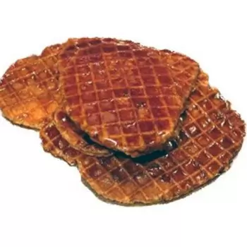 Belgian High Quality Cast Iron Electric Waffle Iron for Lackmans galettes - Grid of 10 x 10 mm - Small Model