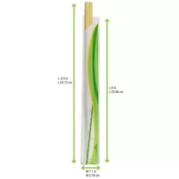 PacknWood Bamboo Chopsticks - 9.5'' - 2000 pcs