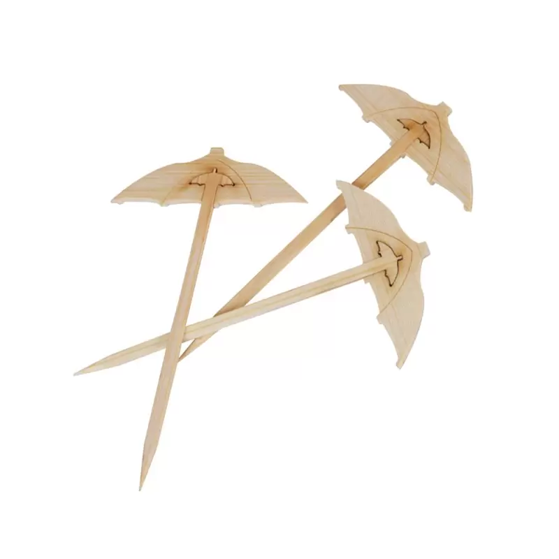 PacknWood Bamboo Umbrella Pick - 3.5'' - 2000 pcs