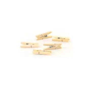 PacknWood Mini Wooden Clothespin Accessory For Cones And Boats - 1'' - 2000 pcs