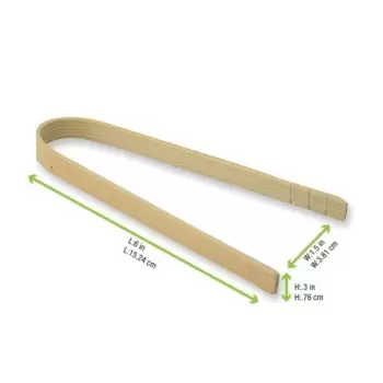 PacknWood Bamboo Tong - 5.9'' - 200 pcs