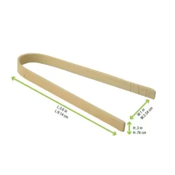 PacknWood Bamboo Tong - 3.5'' - 200 pcs