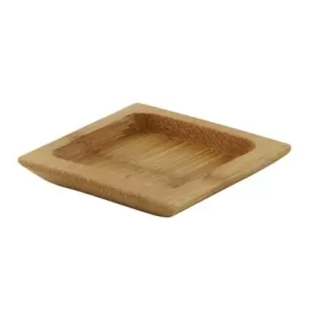 PacknWood Bamboo Mini Square Dish - 2.4'' - 144 pcs