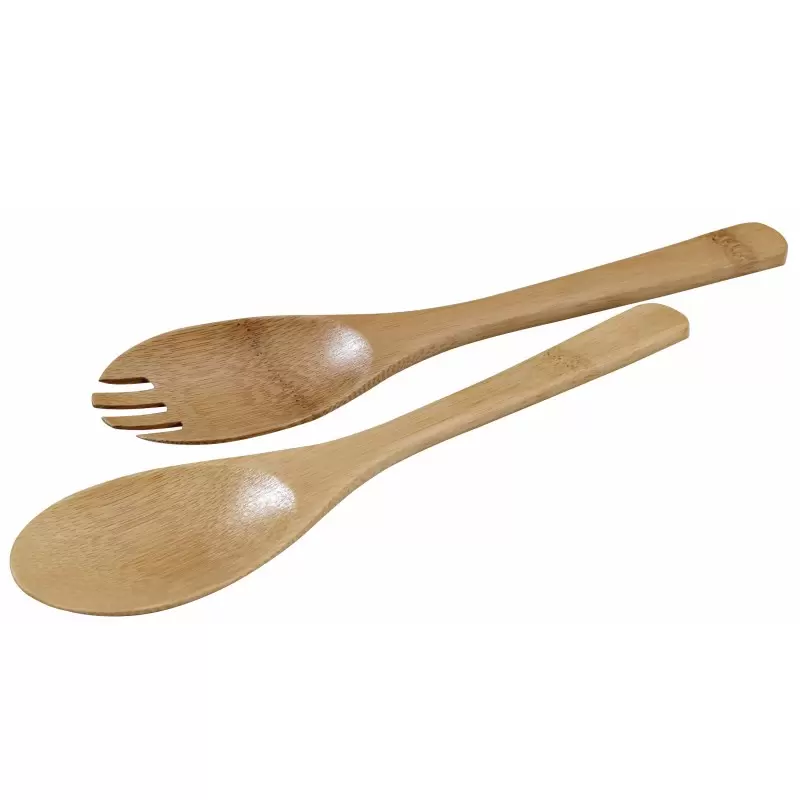 PacknWood Bamboo 2 Piece Serving Set - 10'' - 50 pcs