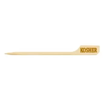 PacknWood Food Information Picks Kosher - H:3.5'' x W:0.03'' - 1000 pcs