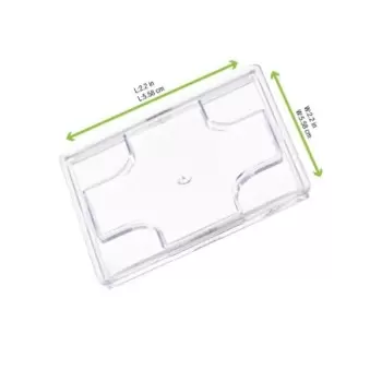 PacknWood Clear Pp Lid For 209Mbkara90 - 2.16 x 2.16 x 0.07'' - 576 pcs