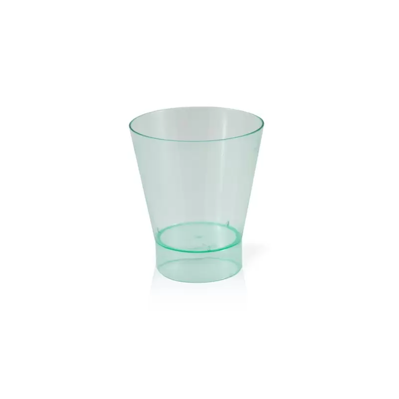 PacknWood Transparent Green Cup - 6oz Diam.3'' H:3.5'' - 200 pcs