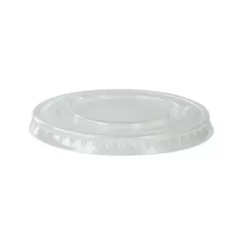 PacknWood Clear Pet Flat Lid For 210Poc81N & 210Pob80 & 210Poc121N & 210Pob121 - 2.9 x 0.31'' - 2500 pcs