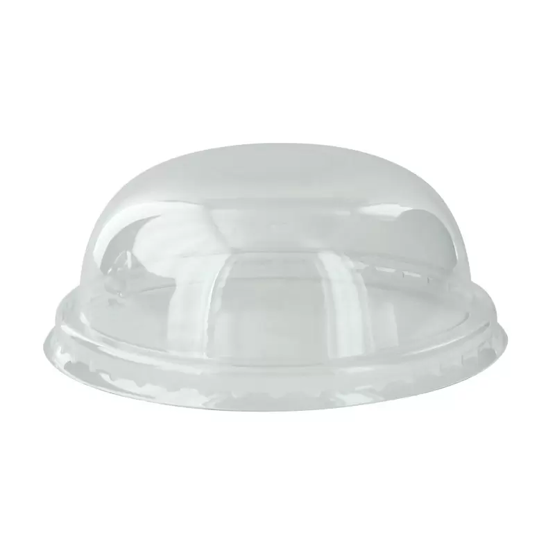 PacknWood Clear Pet Dome Lid For 210Poc151N & 210Pob151 - 3.34 x 1.41'' - 1000 pcs