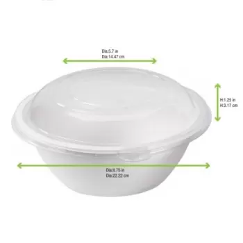 PacknWood Clear Pet Lid For 210Apub50 & 210Apu221 - 8.85 x 8.85 x 1.18'' - 250 pcs