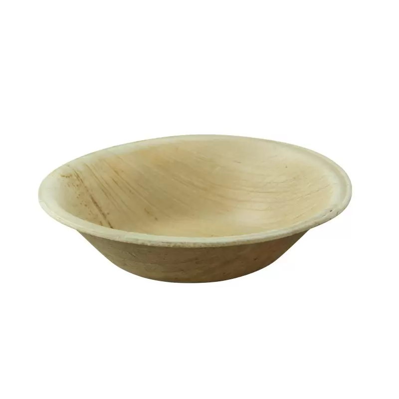 PacknWood Palm Leaf Mini Bowl/Plate - 6oz Diam.4.7'' H:1'' - 100 pcs