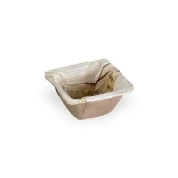 PacknWood Square Palm Dish - 1oz 2.5 x 2.5 x 1.3'' - 300 pcs