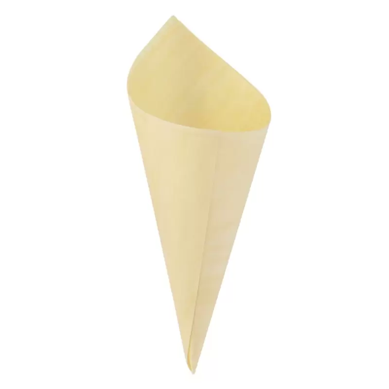 PacknWood Mini Wooden Cone - Diam.1.9'' H:4.9 x 3.5'' - 1000 pcs