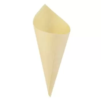 PacknWood Mini Wooden Cone - 5oz 7.09 x 5.12'' - 250 pcs