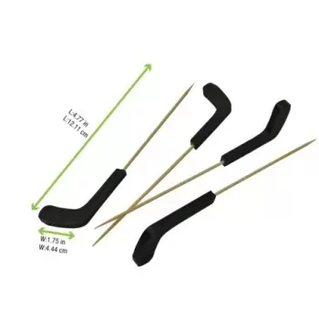 PacknWood Bamboo Hockey Picks - 4.75'' - 1000 pcs