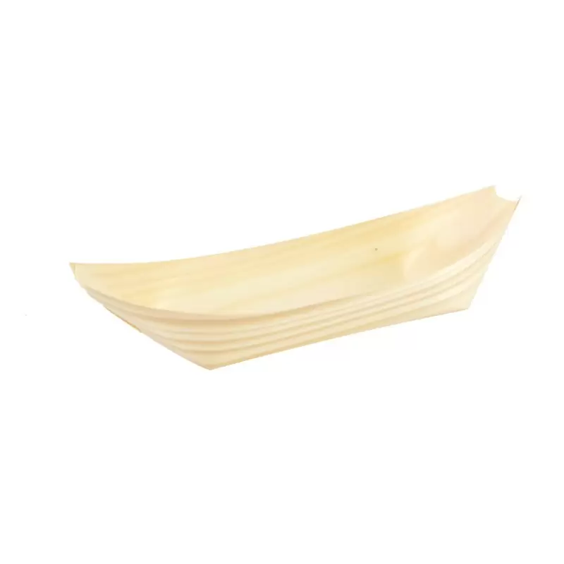 PacknWood Medium Wooden Boats - 5 oz 6.5 x 3.5 x 1.4" - 2000 pcs