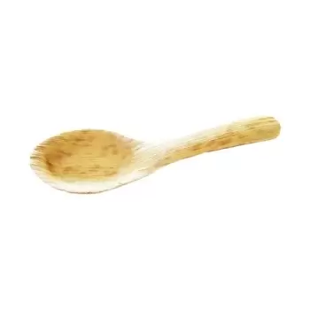 PacknWood Bamboo Leaf Tasting Spoon - 5'' - 500 pcs