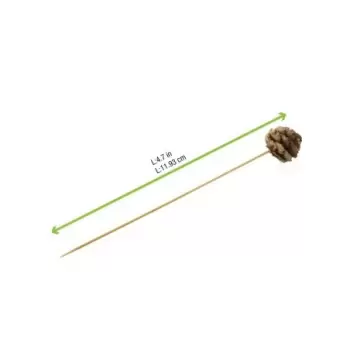 PacknWood Pine Cone Skewer - 4'' - 1000 pcs