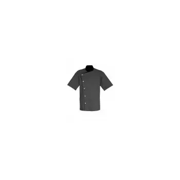 Bragard Julius Short Sleeves Chef's Jacket With Chest Pocket - Black