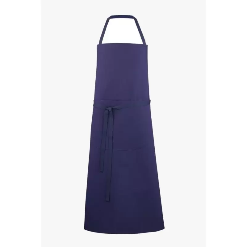 Bragard Travail Bib Apron - Blue One Size