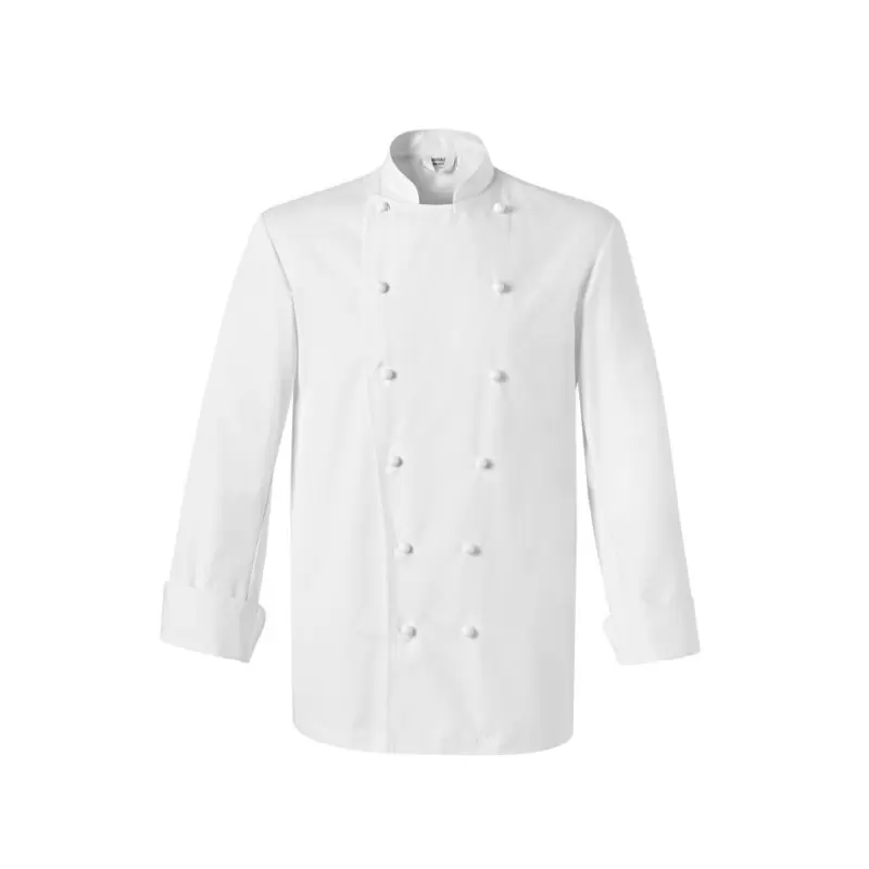 Bragard Naval Long Sleeves Cotton Chef's Jacket - White