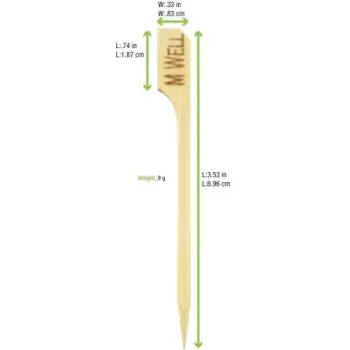 PacknWood Paddle Pick - 3.5''-90mm - 2000 pcs