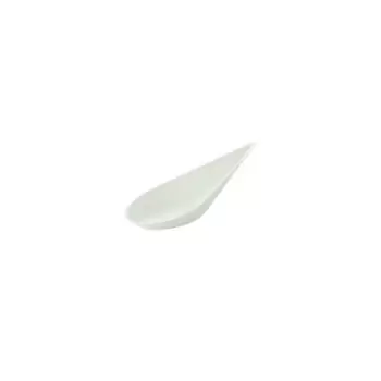 PacknWood Bio N Chic Spoon White Sugarcane Dish - L:4'' W:1.5'' H:1.15'' - 300 pcs