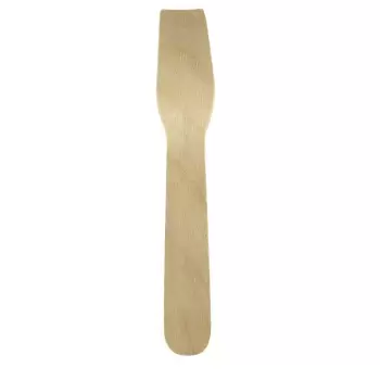 PacknWood Wooden Ice Cream Spoon - 3.75'' - 3000 pcs