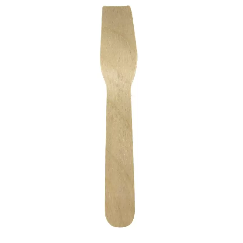 PacknWood Wooden Ice Cream Spoon - 3.75'' - 3000 pcs