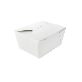 PacknWood White Meal Box -...