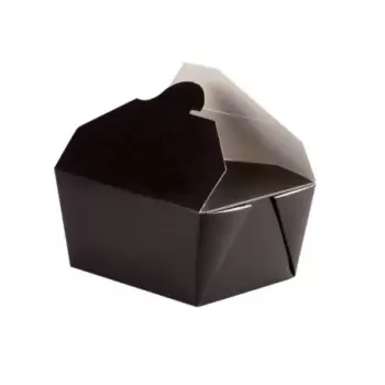 PacknWood Black Meal Box -...