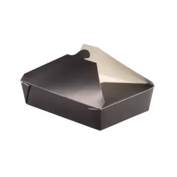 PacknWood Black Meal Box -...