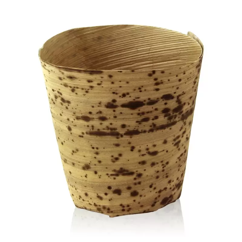 PacknWood Bamboo Leaf Cup - 4oz Diam.2.2'' H:2.5'' - 200 pcs