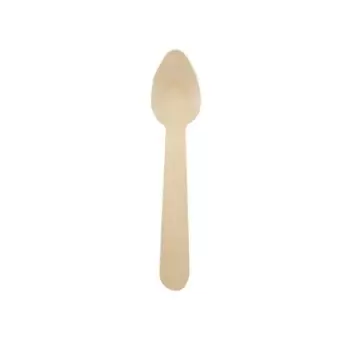 PacknWood Mini Wooden Spoon - 4.3'' - 3000 pcs