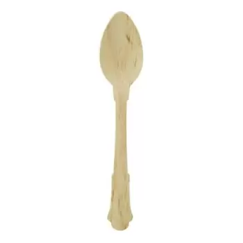 PacknWood Elegant Wooden Coffee Spoon - 4.7'' - 3000 pcs